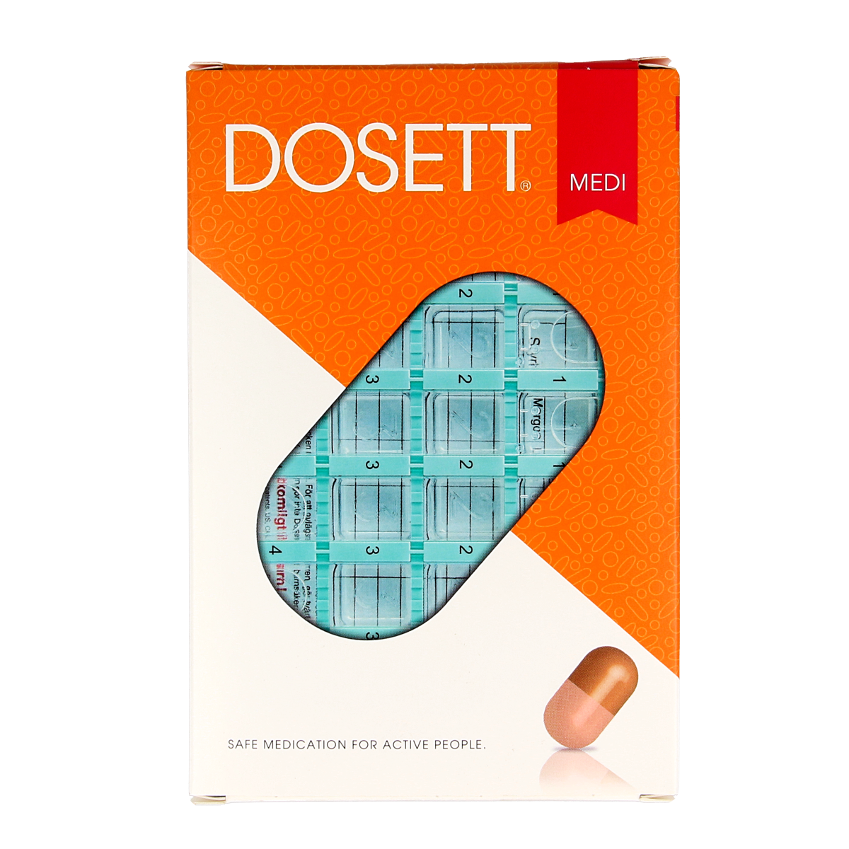 Dosett Doseerbox medicator 1.00 Stuks