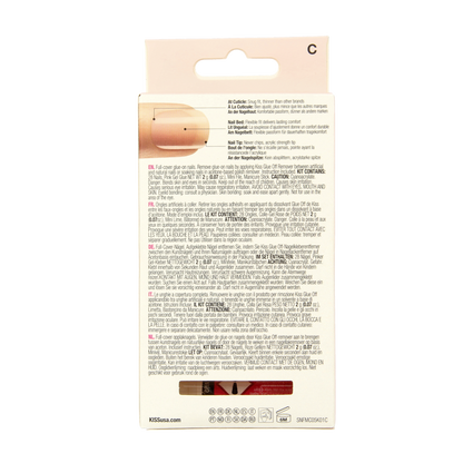 Kiss French nude acrylic nails leilani 1.00 Set