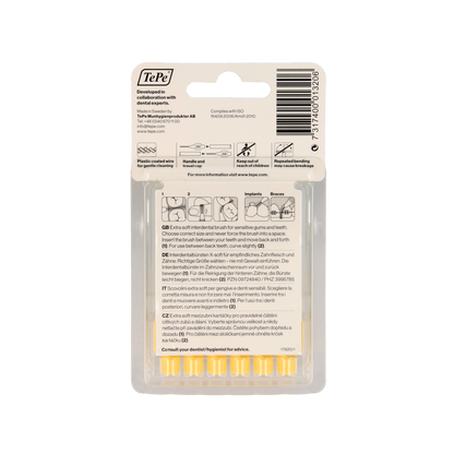 TePe Interdentale rager extra soft licht geel maat 4 6.00 Stuks