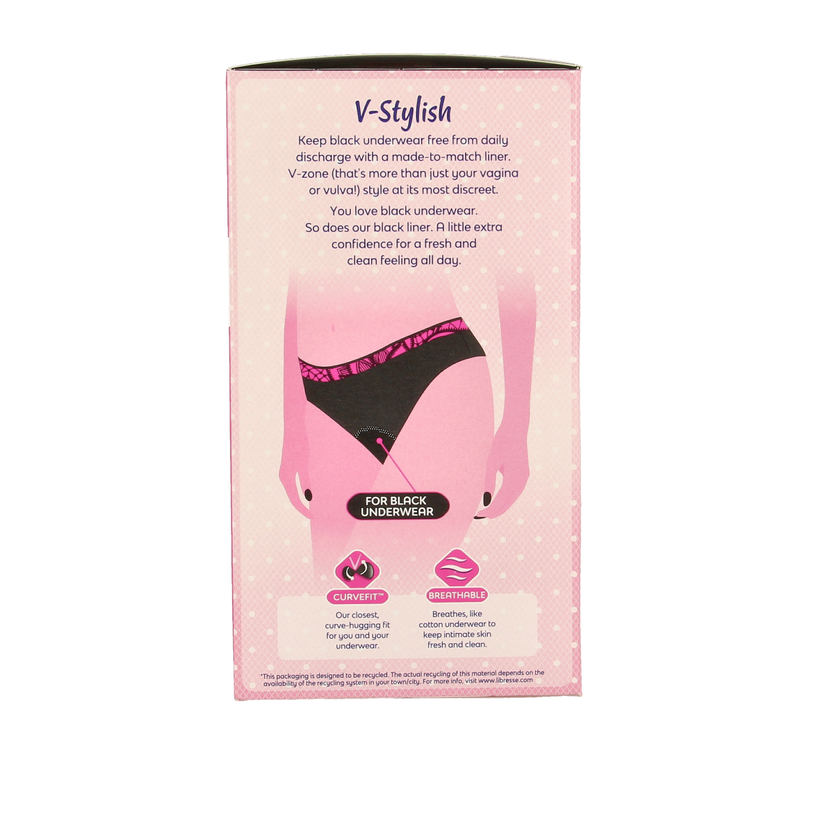 Libresse Inlegkruisjes normaal black 30.00 Stuks