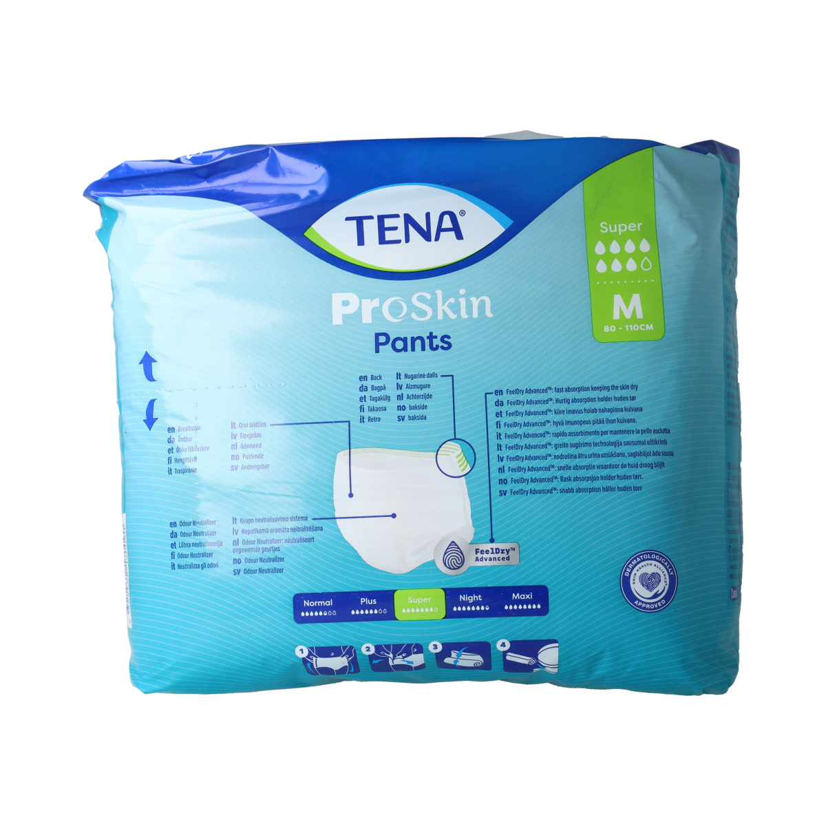 Tena Proskin pants super M 12.00 Stuks