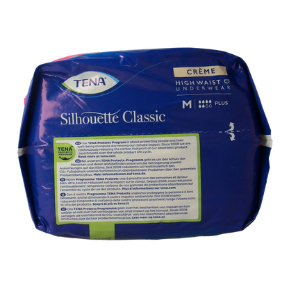 Tena Silhouet classic+ high waist creme M 9.00 Stuks