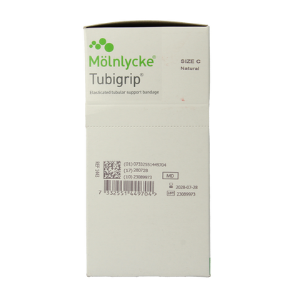 Tubigrip Elastisch buisverband C 10m x 6.75cm wit 1443 1.00 Stuks