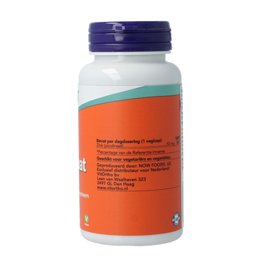 NOW Zink picolinaat 50mg 120.00 Vegetarische capsules