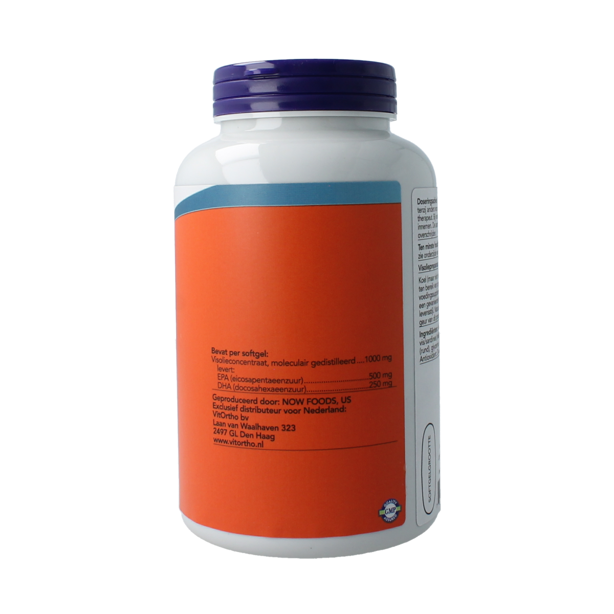 NOW Omega 3 extra visolie 500mg 180.00 Softgels