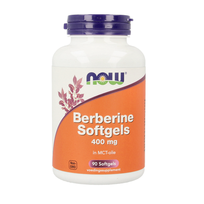 NOW Berberine 400mg 90.00 Softgels