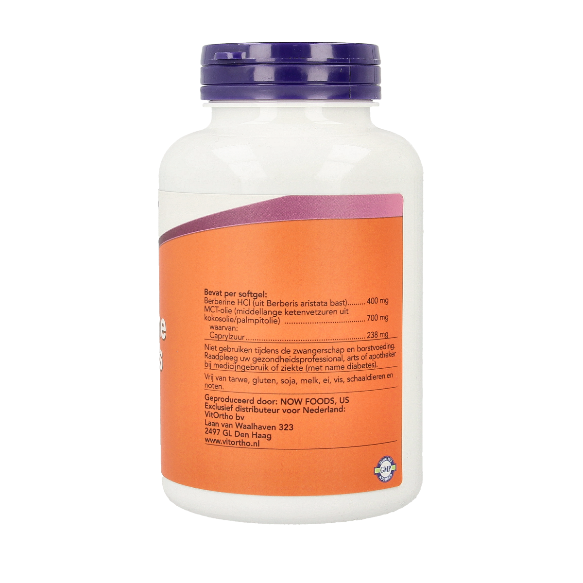 NOW Berberine 400mg 90.00 Softgels