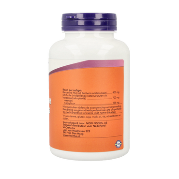 NOW Berberine 400mg 90.00 Softgels