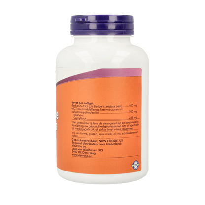 NOW Berberine 400mg 90.00 Softgels