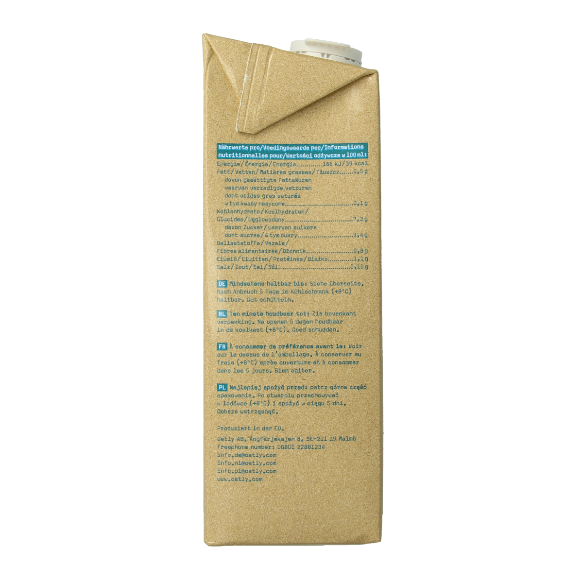 Oatly Haverdrank bio  1.00 Liter