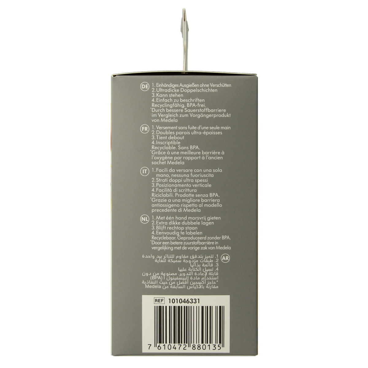 Medela Moedermelk bewaarzakjes 210ml 50.00 Stuks