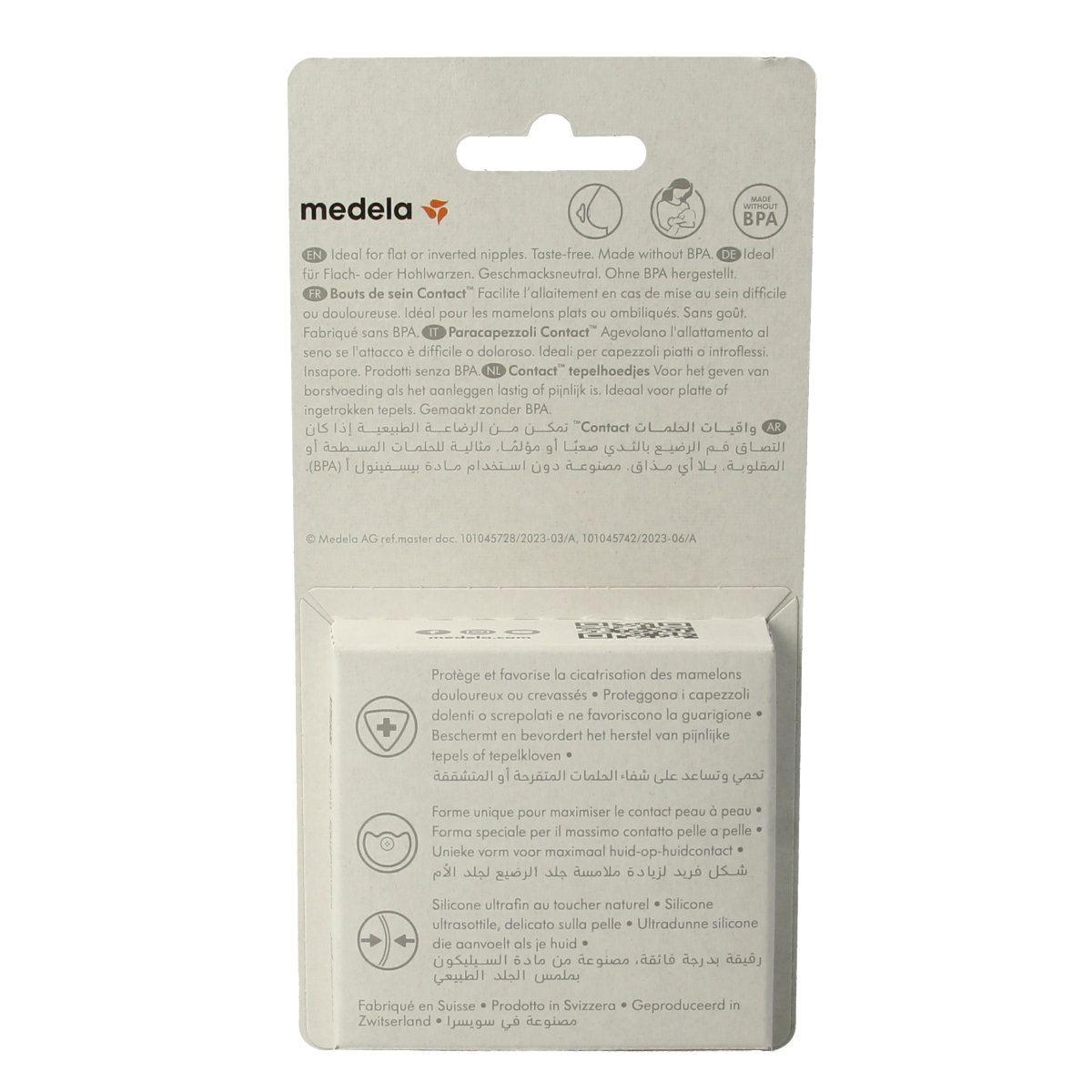 Medela Contact tepelhoedjes maat M 1.00 Paar