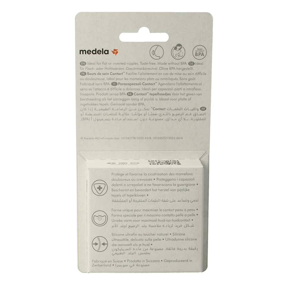 Medela Contact tepelhoedjes maat S 1.00 Paar