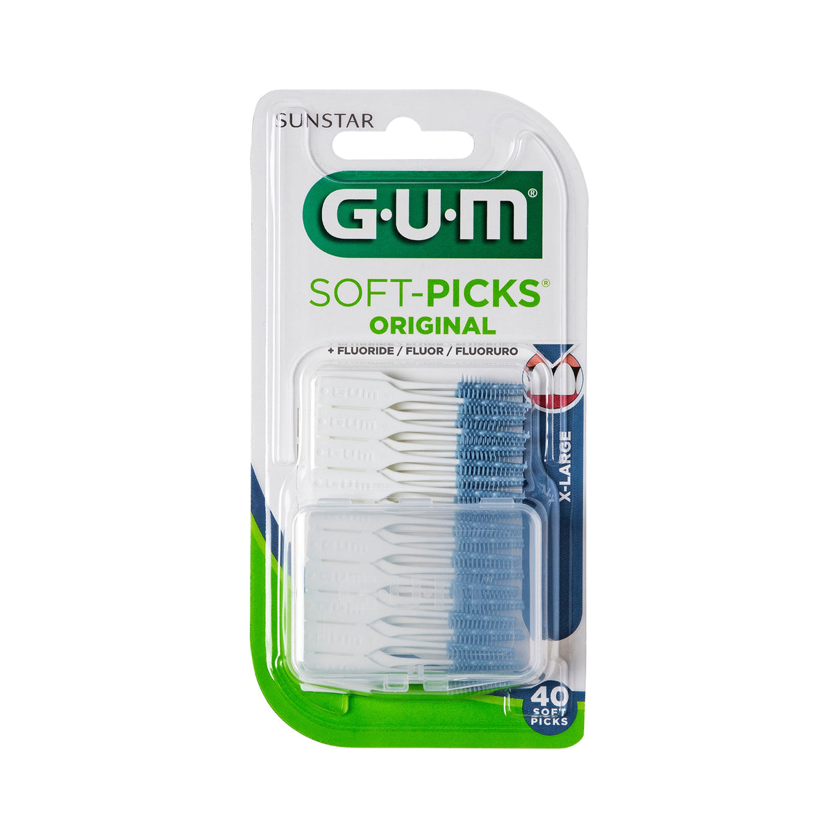 GUM Soft picks original x-large 40.00 Stuks