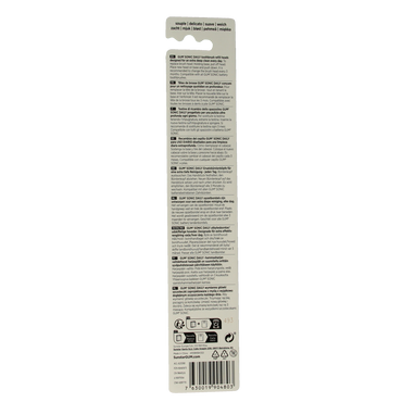 GUM Sonic opzetborstel soft zwart 2.00 Stuks
