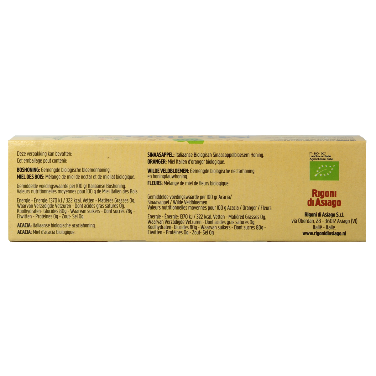 Mielbio Honing mix 25 gram bio 75.00 Gram
