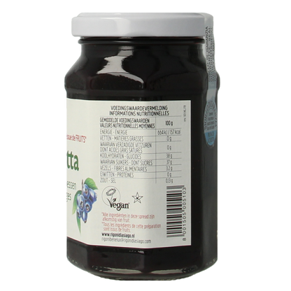 Fiordifrutta Blauwe bosbesjam bio 250.00 Gram