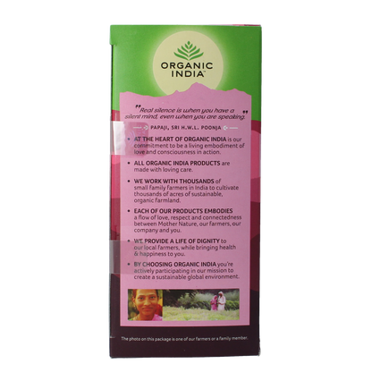 Organic India Tulsi sweet rose thee bio 25.00 Stuks