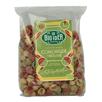 Bioidea Grote schelp tricolore bio 500.00 Gram