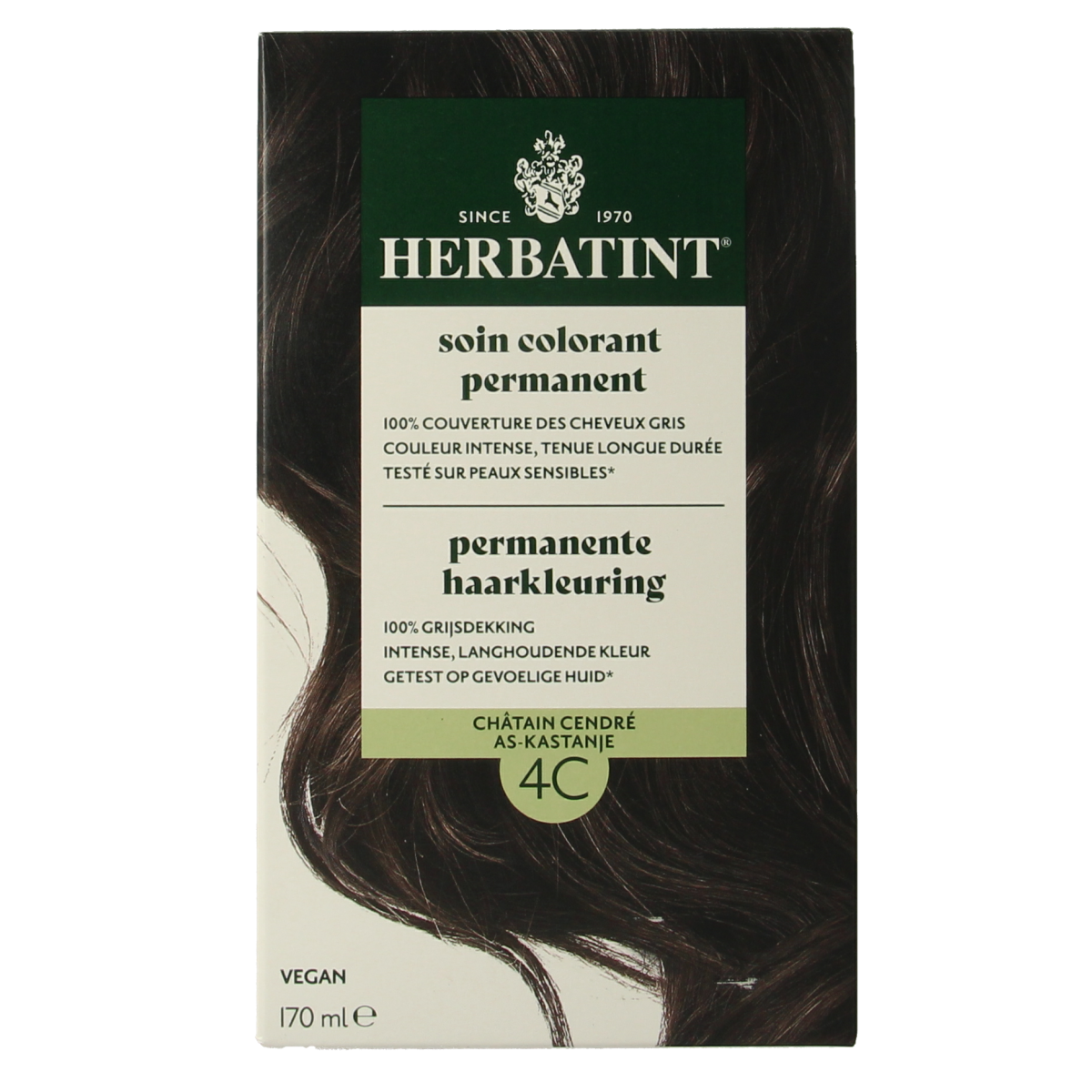 Herbatint 4C As kastanje 170.00 Milliliter