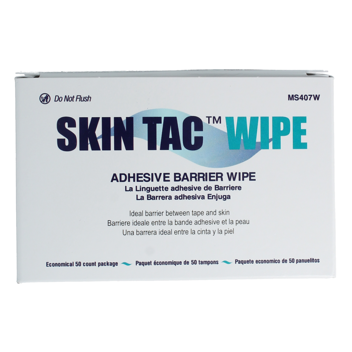 Diversen Skin tac wipe MS407W 50.00 Stuks