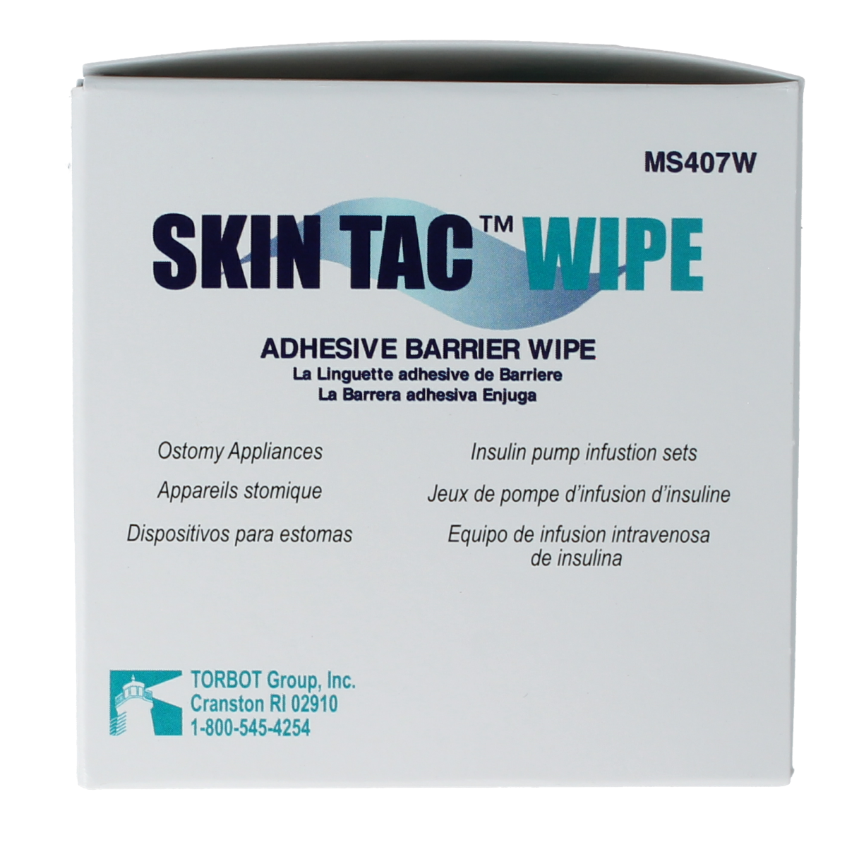Diversen Skin tac wipe MS407W 50.00 Stuks