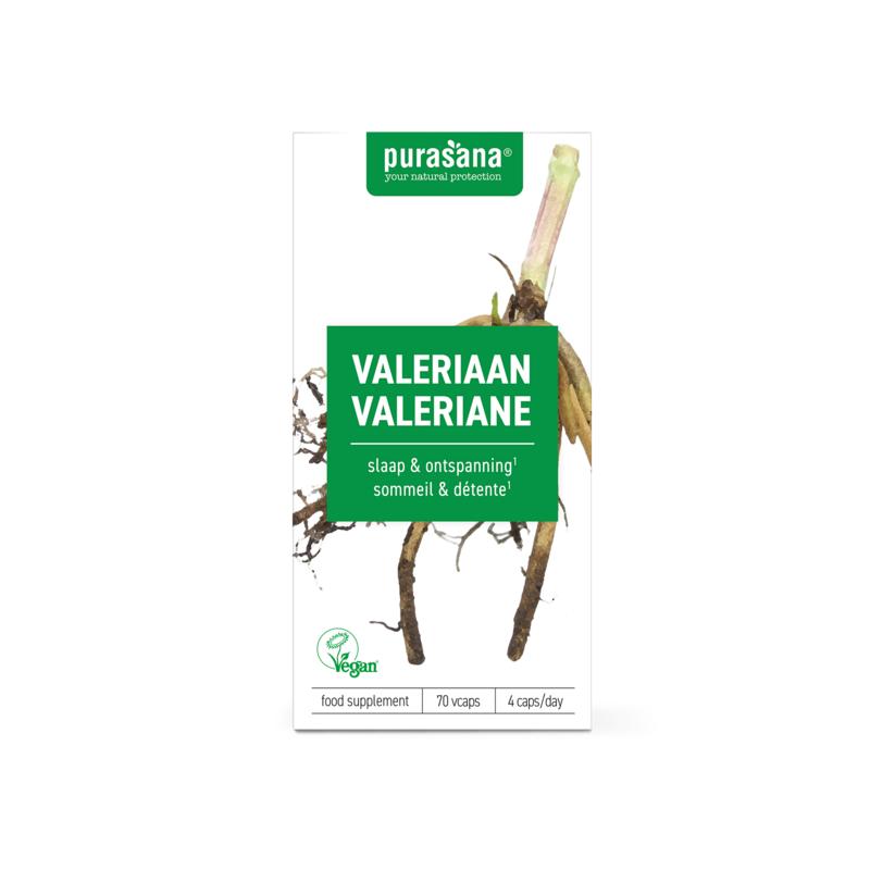 Purasana Valeriaan vegan 70.00 Vegetarische capsules