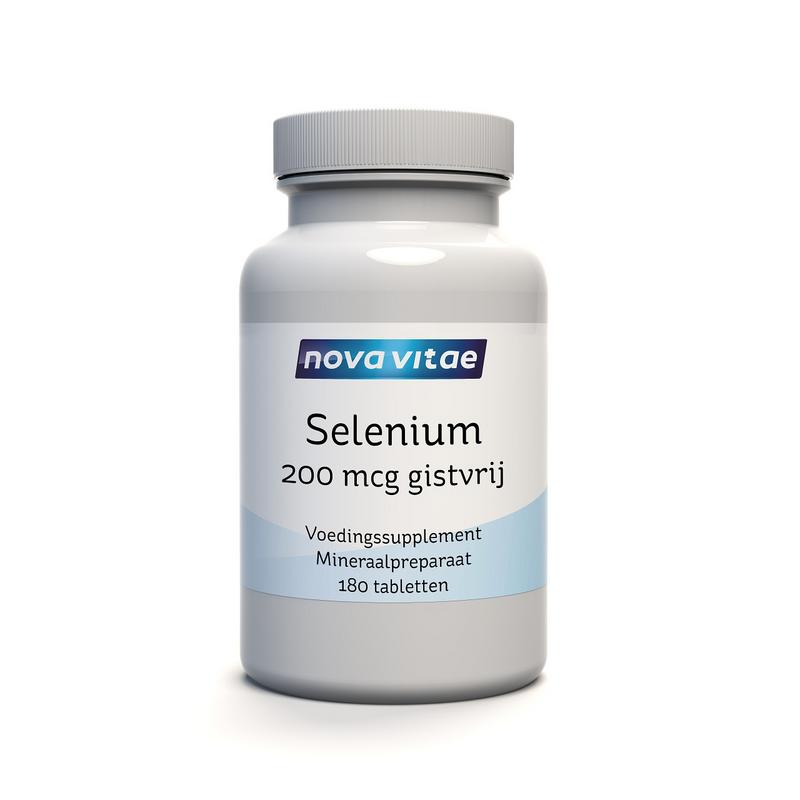 Nova Vitae Selenium 200 mcg gistvrij 180.00 Tabletten