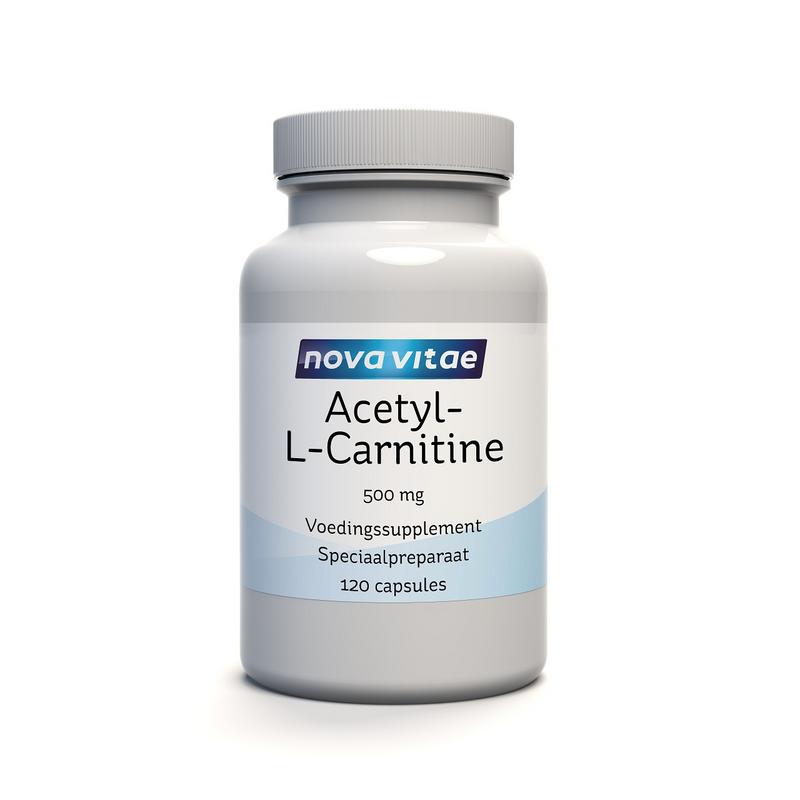 Nova Vitae Acetyl-L-Carnitine 500mg 120.00 Capsules