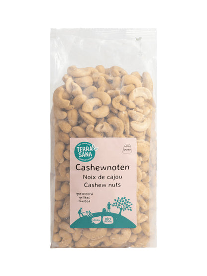 TerraSana Cashewnoten geroosterd met zout bio 750.00 Gram
