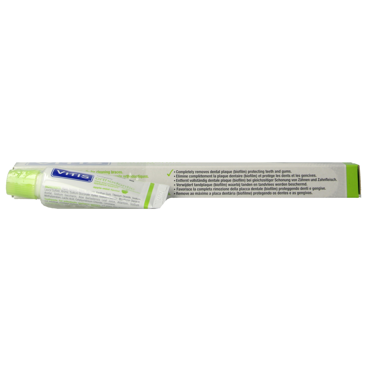 Vitis Orthodontic access borstel met sample tandpasta 1.00 Set