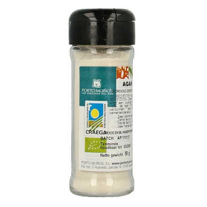 Porto-Muinos Agar agar poeder bio 50.00 Gram