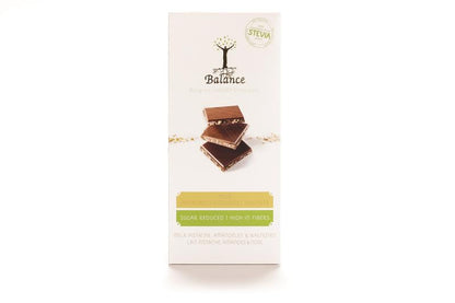 Balance Choco stevia tablet melk pistache 85.00 Gram