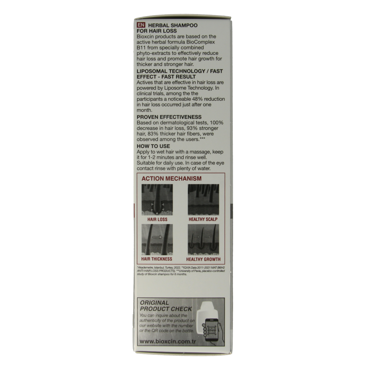 Bioxcin Shampoo normaal/droog haar 300.00 Milliliter