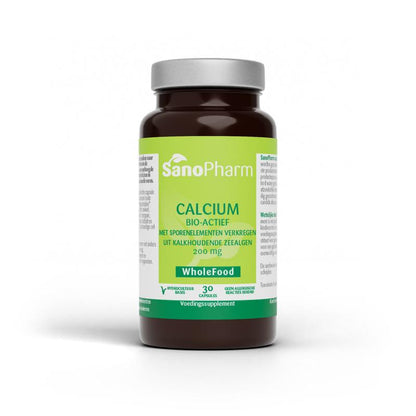 SanoPharm Calcium 200 mg wholefood 30.00 Capsules