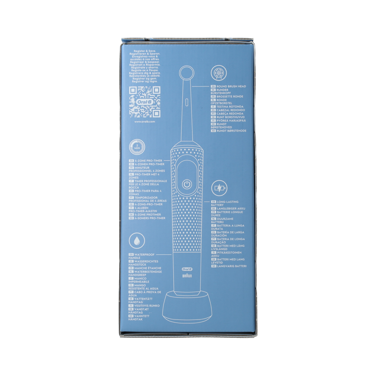 Oral B Vitality pro blue 1.00 Stuks