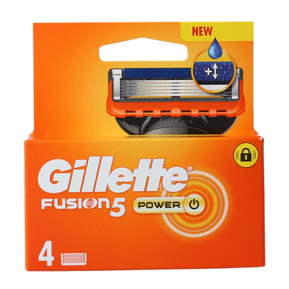 Gillette Fusion5 power mesjes 4.00 Stuks