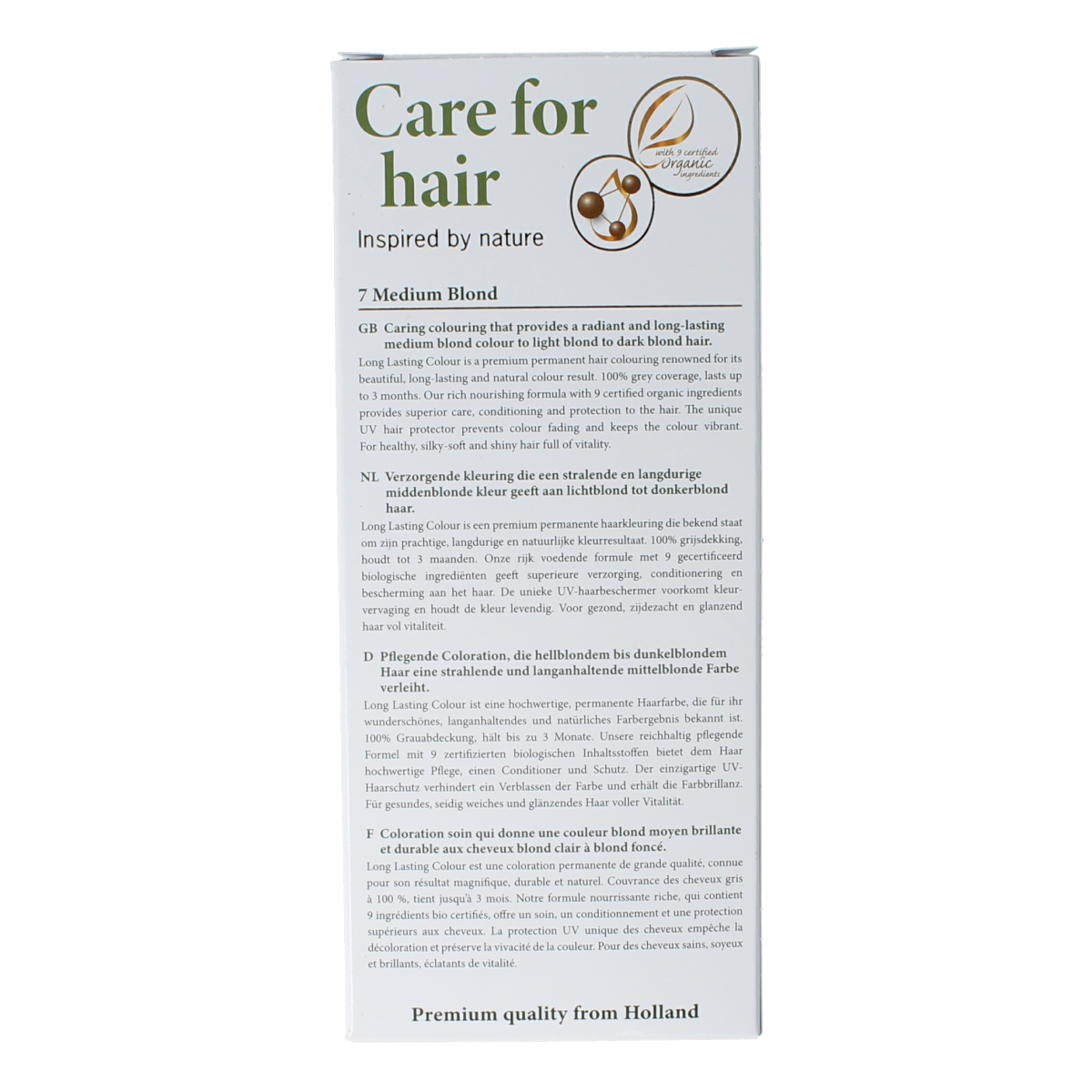 Henna Plus Long lasting colour 7 medium blond 100.00 Milliliter