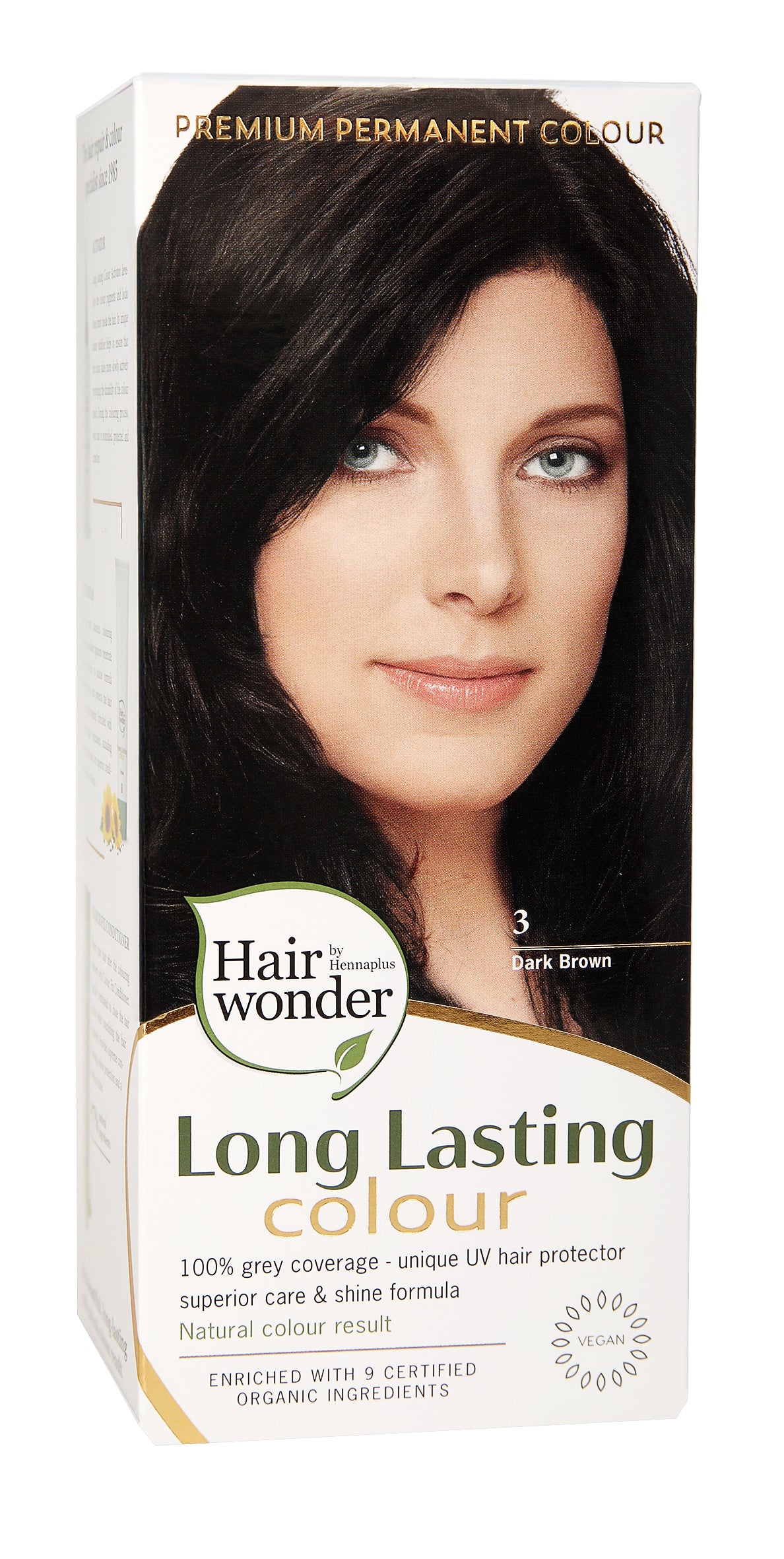 Henna Plus Long lasting colour 3 dark brown 100.00 Milliliter