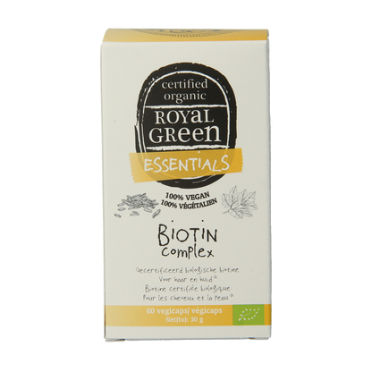 Royal Green Biotine complex bio 60.00 Vegetarische capsules
