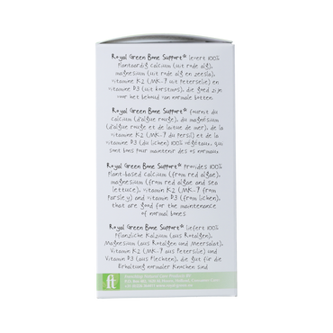 Royal Green Bone Support 60.00 Vegetarische capsules