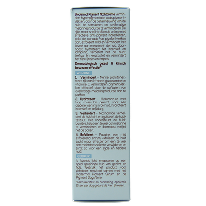 Biodermal Nachtcreme anti pigment 50.00 Milliliter
