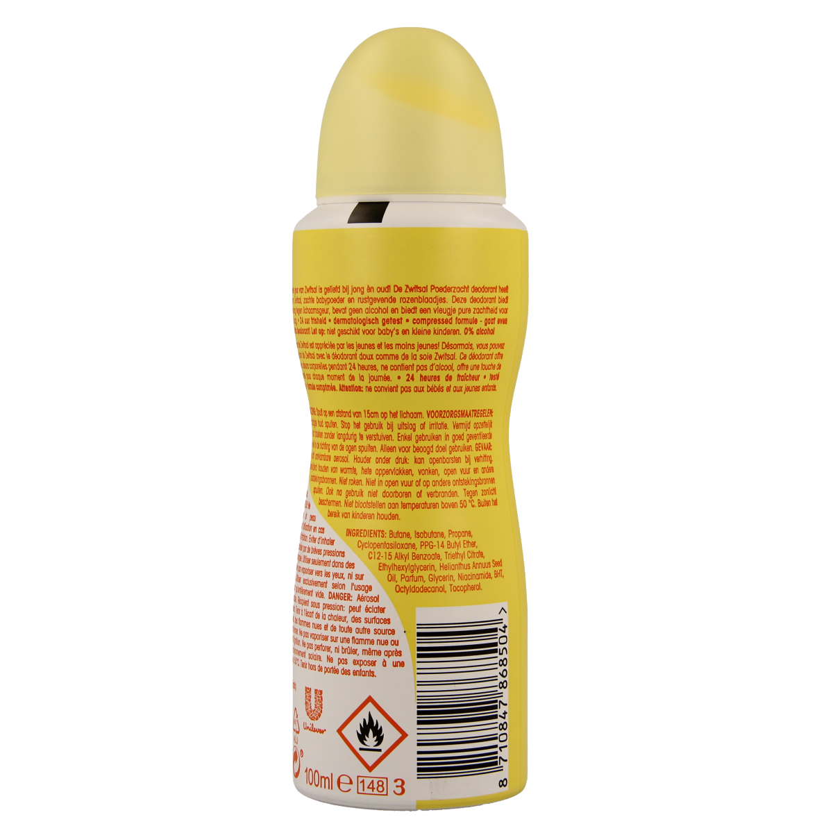 Zwitsal Deodorantspray soft 100.00 Milliliter