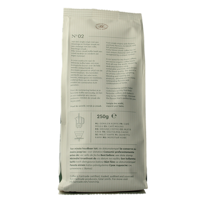 Simon Levelt Cafe organico forte snelfilter bio 250.00 Gram