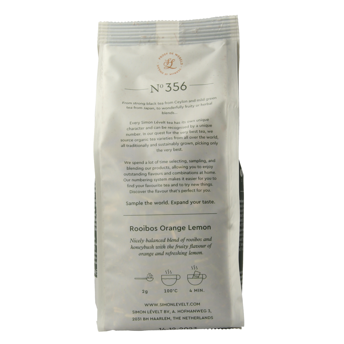 Simon Levelt Rooibos orange lemon bio 110.00 Gram