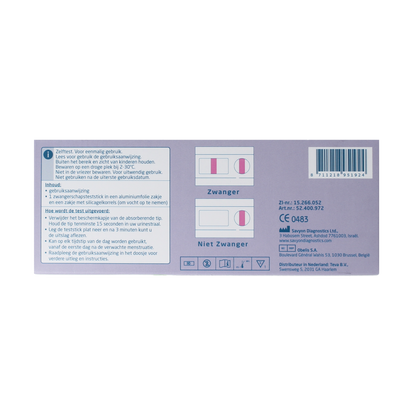 Teva Zwangerschapstest ultra sensitive 1.00 Stuks