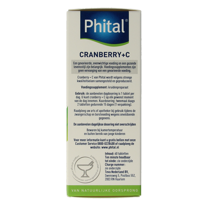 Phital Cranberry + C 60.00 Tabletten