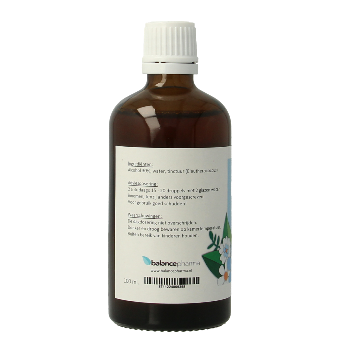 Balancepharma Eleutherococcus tincturen 100.00 Milliliter