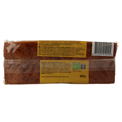 Your Organic Nature Ontbijtkoek honing - rogge bio 400.00 Gram