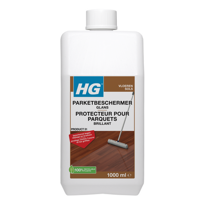 HG Parket beschermer glans 1.00 Liter